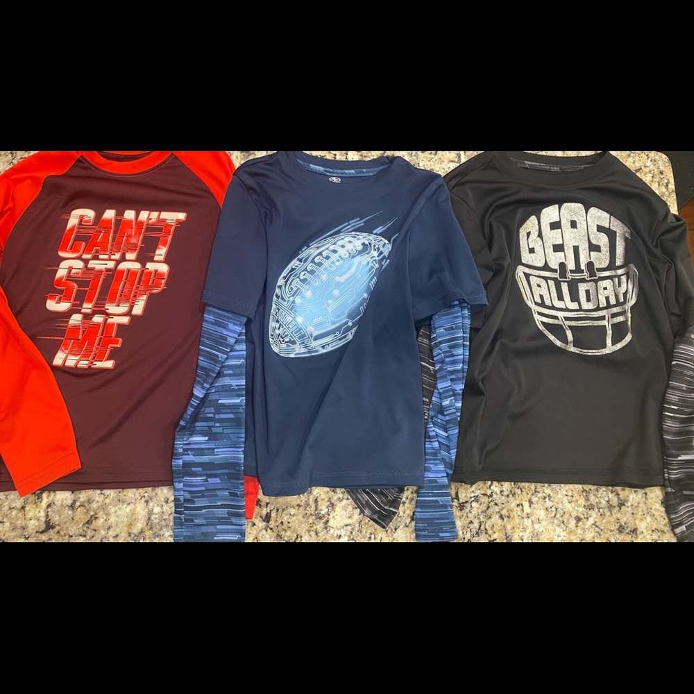 Boys long-sleeved shirt bundle.